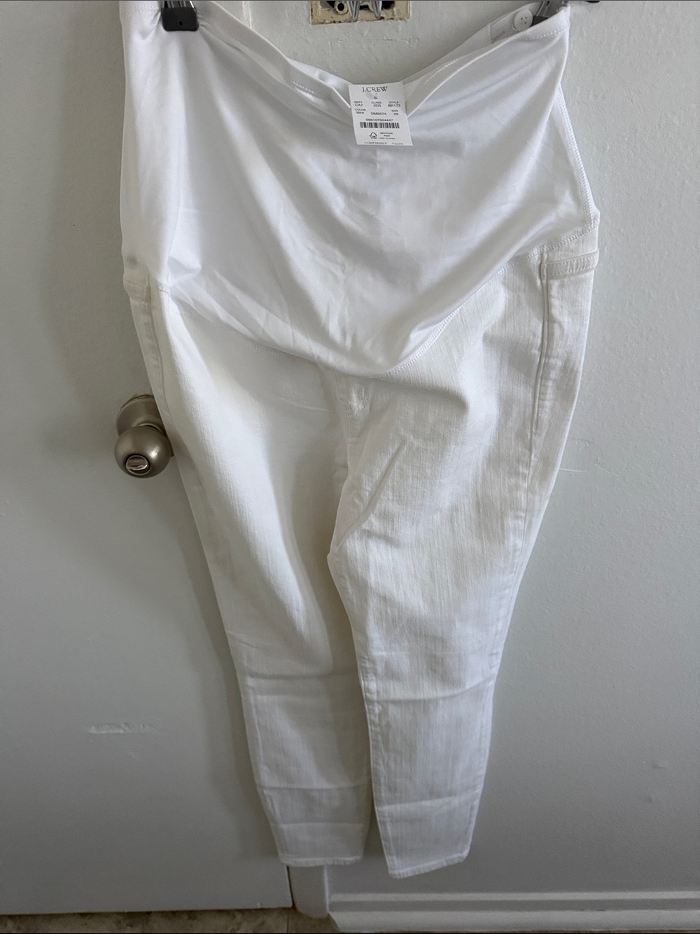 J. Crew Women’s maternity Skinny Jeans in White